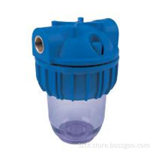 5" clear filter housing